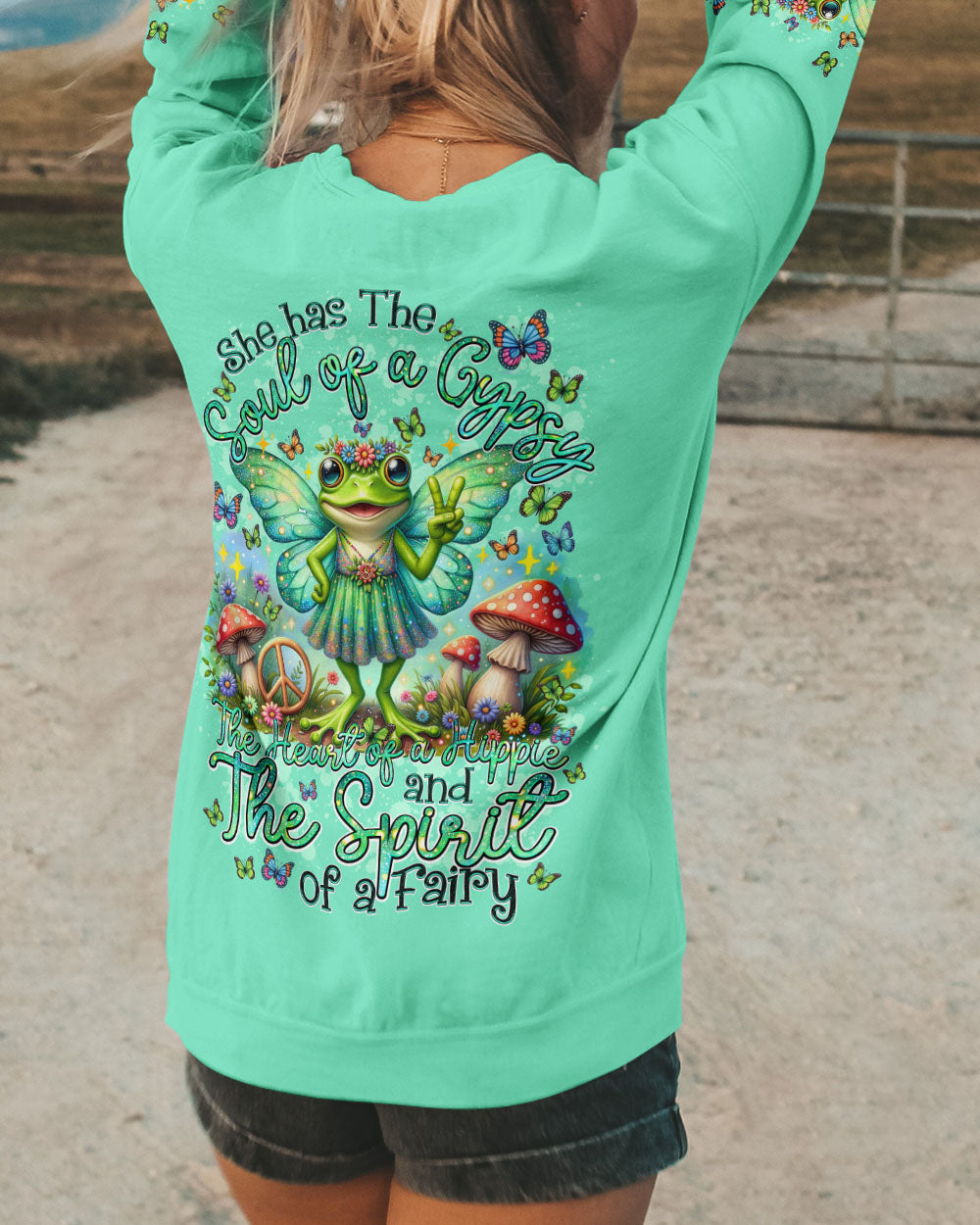 SPIRIT OF A FAIRY FROG ALL OVER PRINT - TY1610233