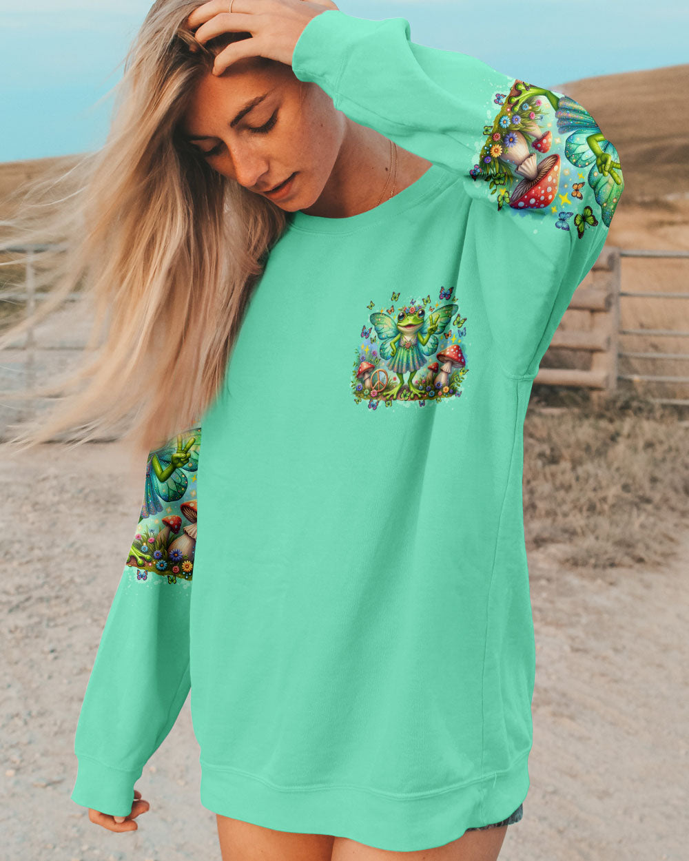 SPIRIT OF A FAIRY FROG ALL OVER PRINT - TY1610233