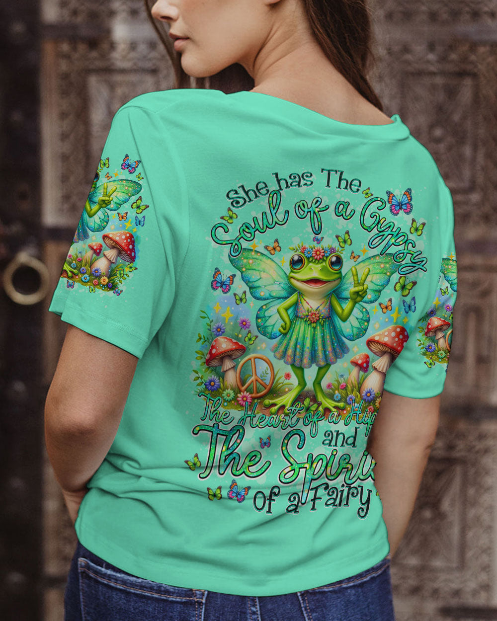 SPIRIT OF A FAIRY FROG ALL OVER PRINT - TY1610233
