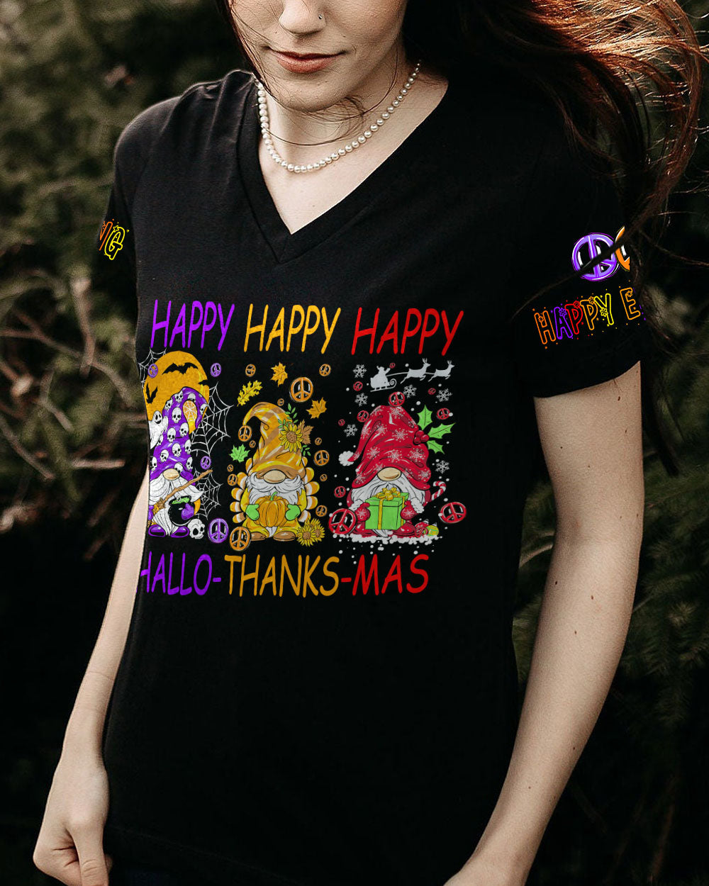 HAPPY EVERYTHING GNOMES ALL OVER PRINT - TY1610235