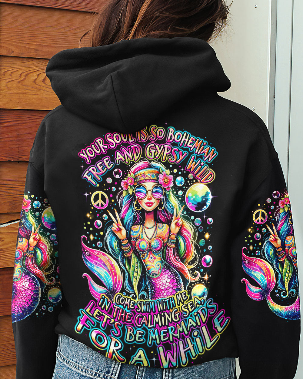 YOUR SOUL IS SO BOHEMIAN MERMAID ALL OVER PRINT - TY1612231
