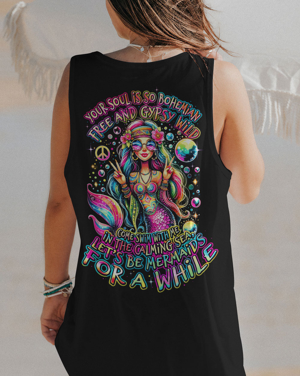 YOUR SOUL IS SO BOHEMIAN MERMAID ALL OVER PRINT - TY1612231