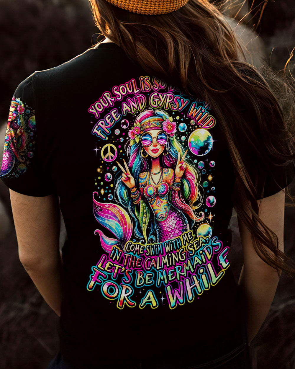 YOUR SOUL IS SO BOHEMIAN MERMAID ALL OVER PRINT - TY1612231
