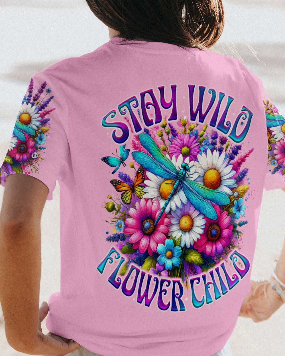 STAY WILD FLOWER CHILD ALL OVER PRINT - TY1912233