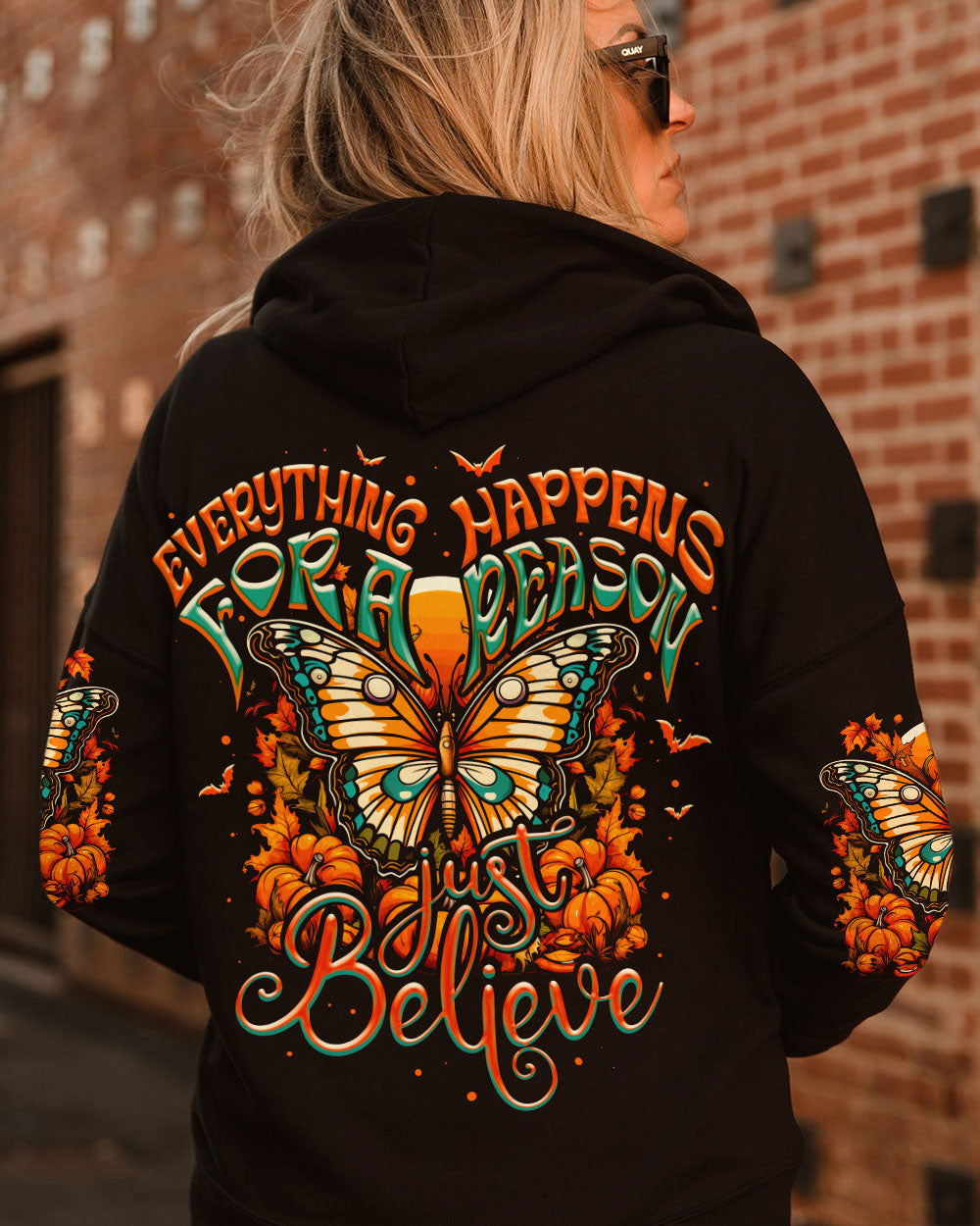 JUST BELIEVE BUTTERFLY AUTUMN ALL OVER PRINT - TY2007232