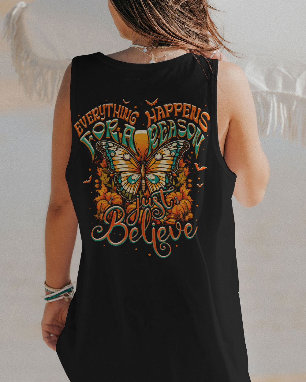 JUST BELIEVE BUTTERFLY AUTUMN ALL OVER PRINT - TY2007232