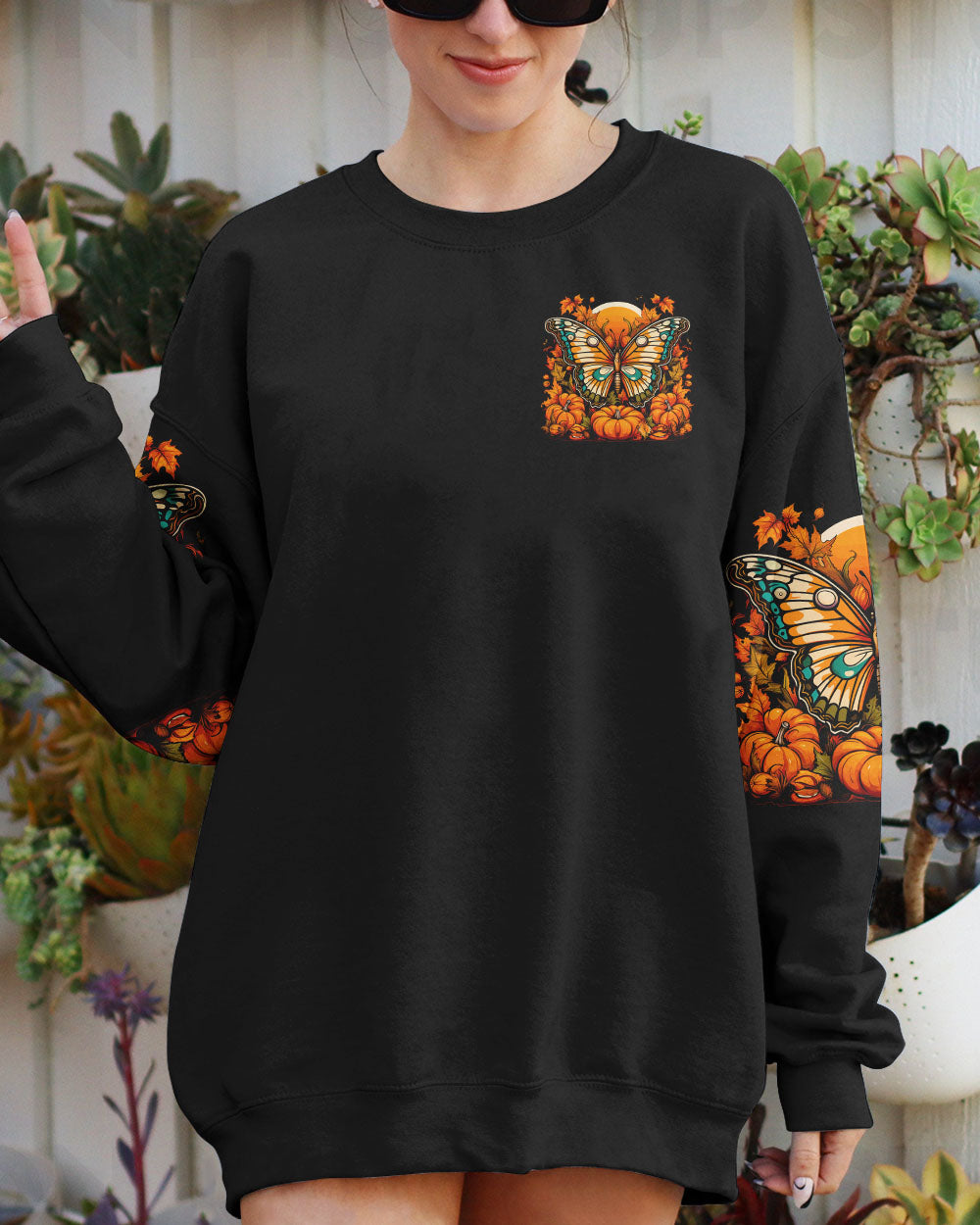 JUST BELIEVE BUTTERFLY AUTUMN ALL OVER PRINT - TY2007232