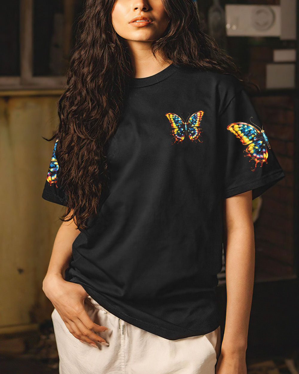 ALWAYS STAY HUMBLE AND KIND BUTTERFLY ALL OVER PRINT - TY2107231