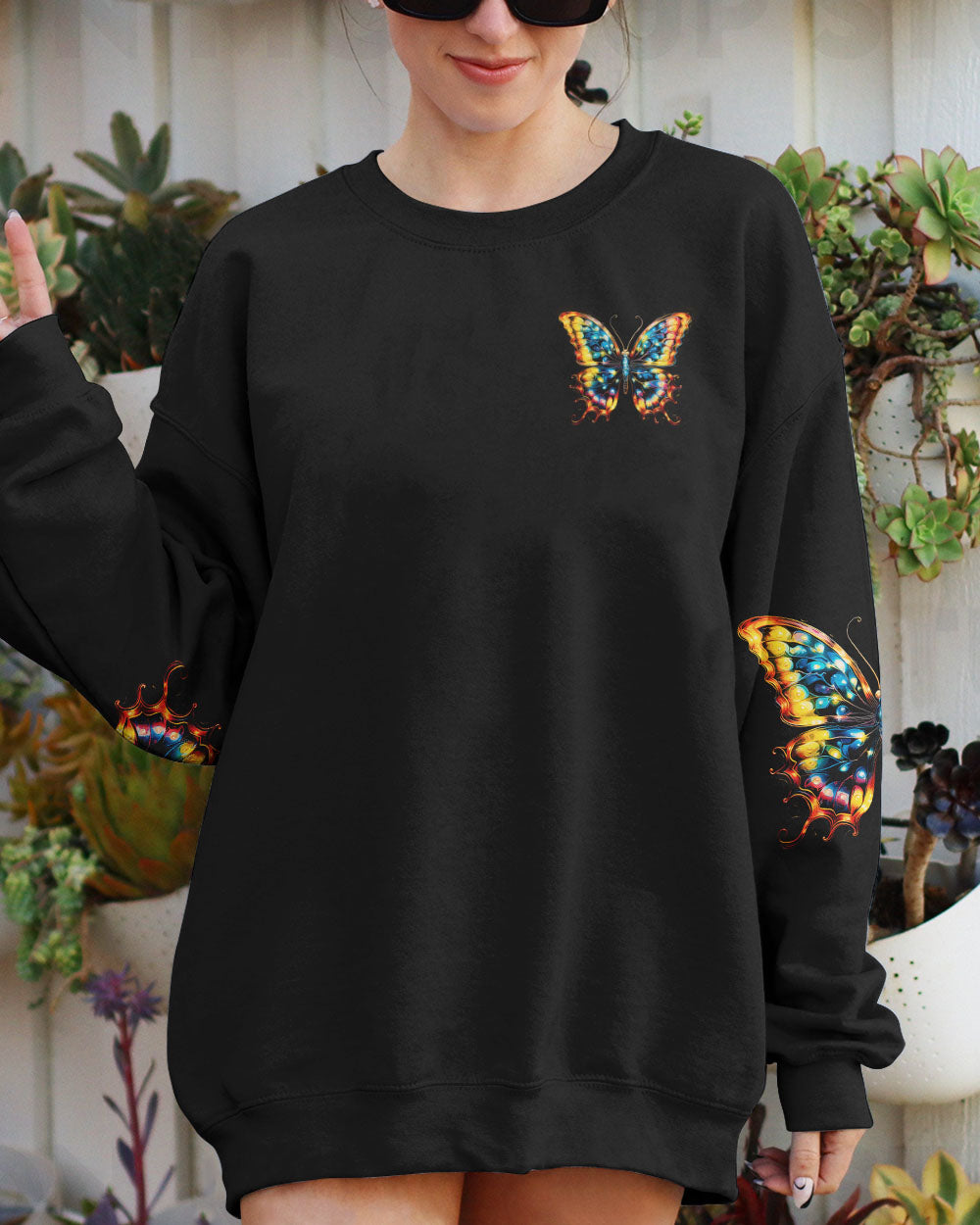 ALWAYS STAY HUMBLE AND KIND BUTTERFLY ALL OVER PRINT - TY2107231