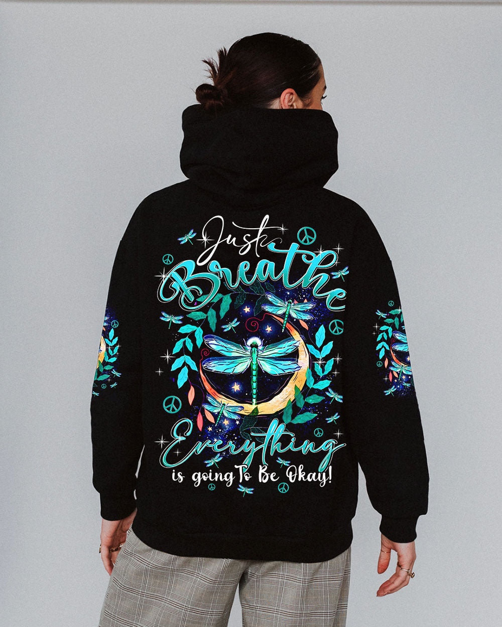 JUST BREATHE DRAGONFLY ALL OVER PRINT - TY2110251