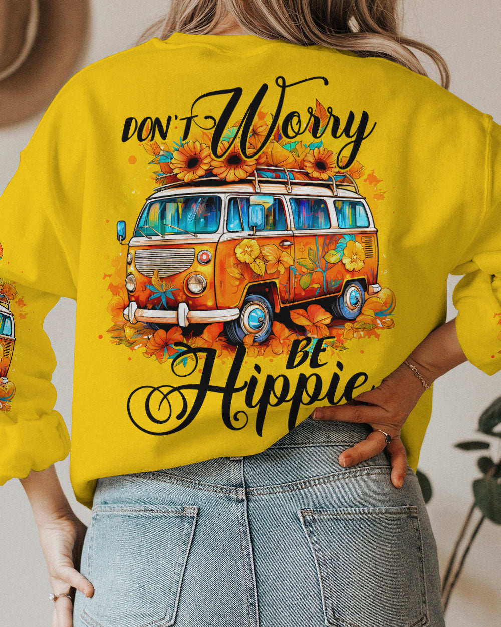 DON'T WORRY BE HIPPIE ALL OVER PRINT - TY2207234