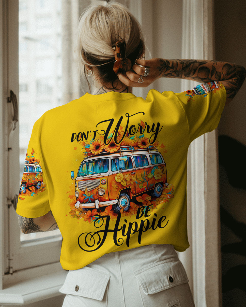 DON'T WORRY BE HIPPIE ALL OVER PRINT - TY2207234