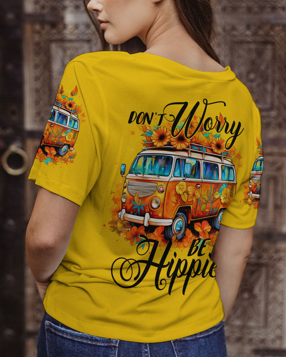 DON'T WORRY BE HIPPIE ALL OVER PRINT - TY2207234