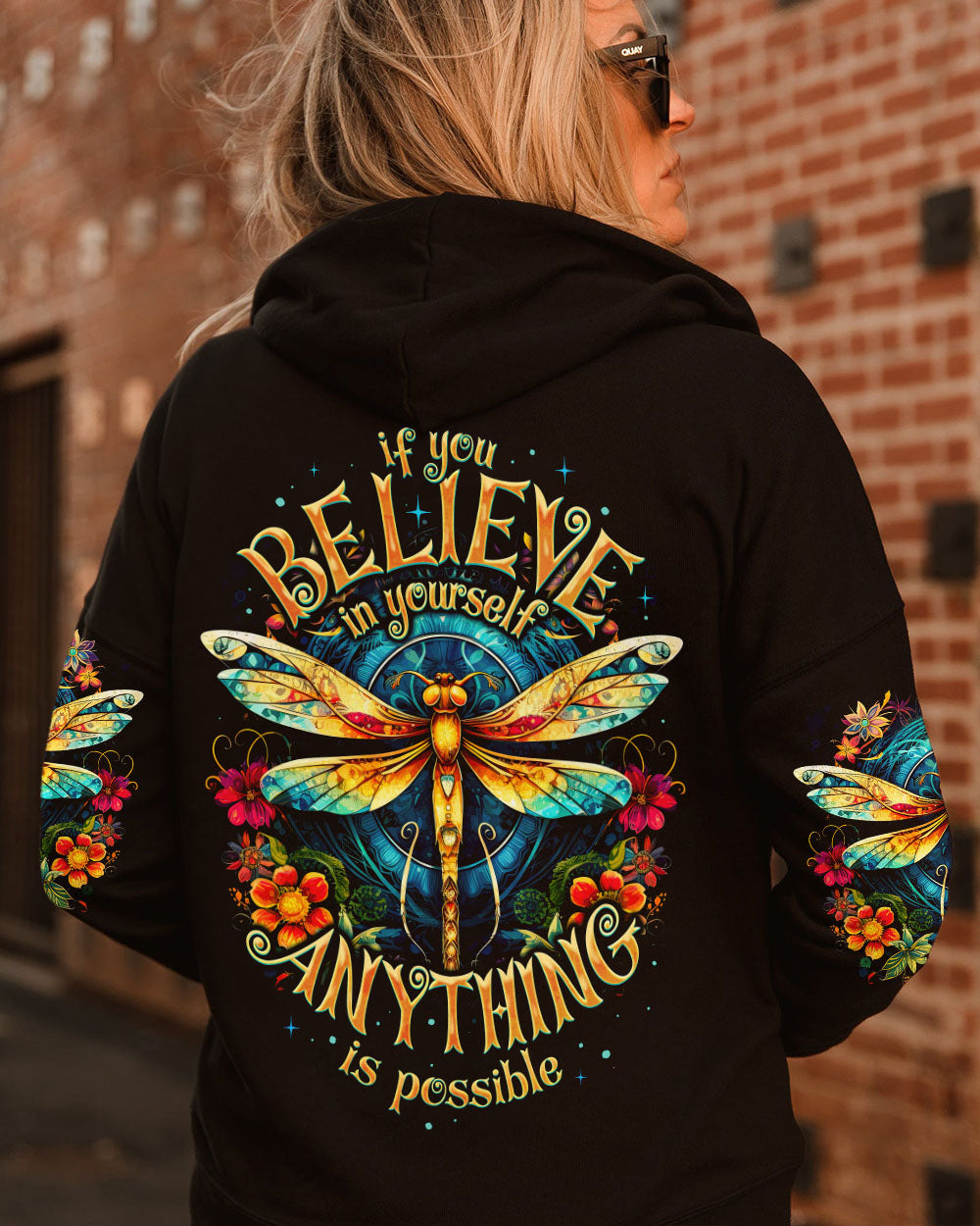 BELIEVE IN YOURSELF DRAGONFLY ALL OVER PRINT - TY2208231