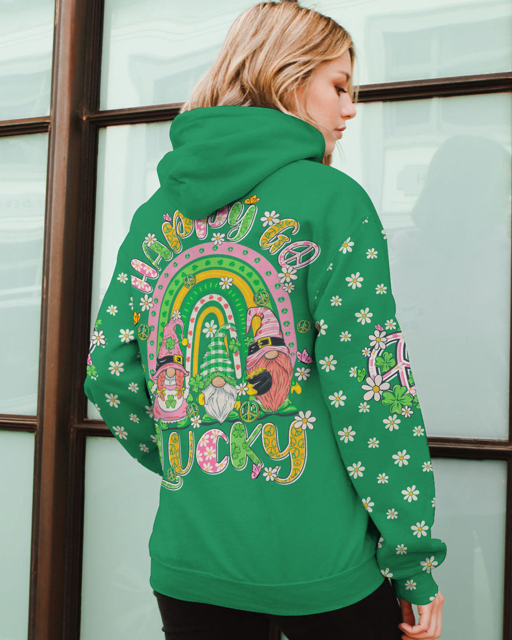 HAPPY GO LUCKY GNOMIES PATRICK'S DAY ALL OVER PRINT - TY2301241