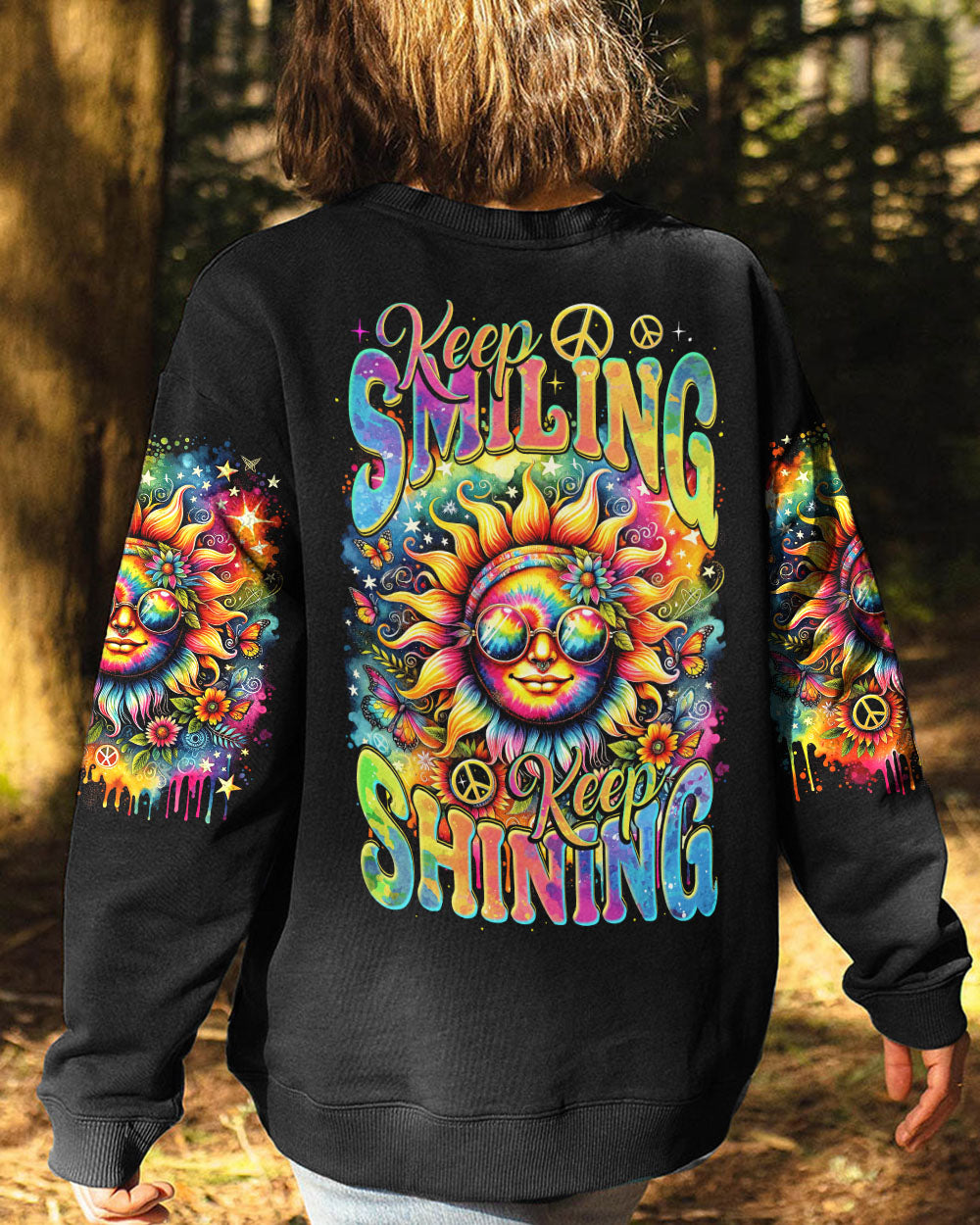KEEP SMILING KEEP SHINING ALL OVER PRINT - TY2311231