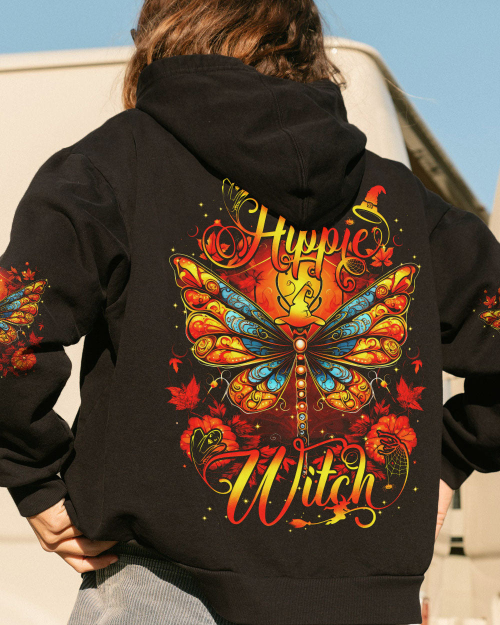 HIPPIE WITCH DRAGONFLY ALL OVER PRINT - TY2407232