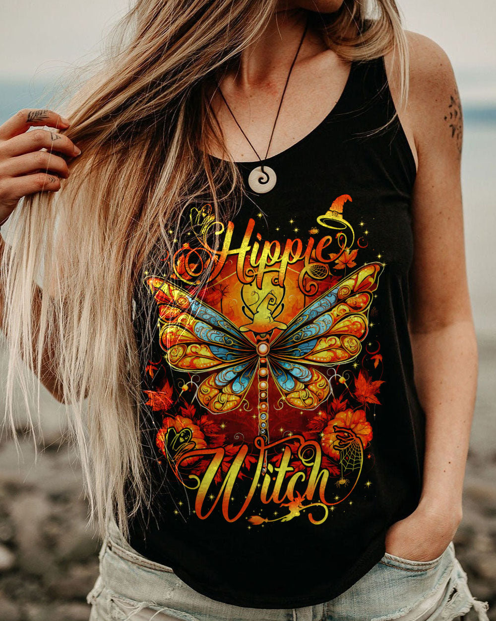 HIPPIE WITCH DRAGONFLY ALL OVER PRINT - TY2407232