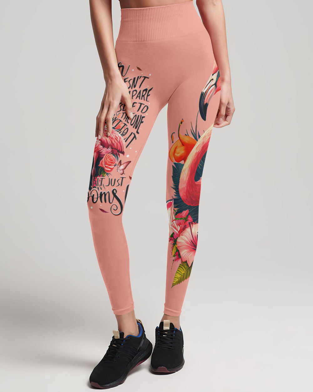 A FLOWER JUST BLOOMS FLAMINGO ALL OVER PRINT - TY2605232