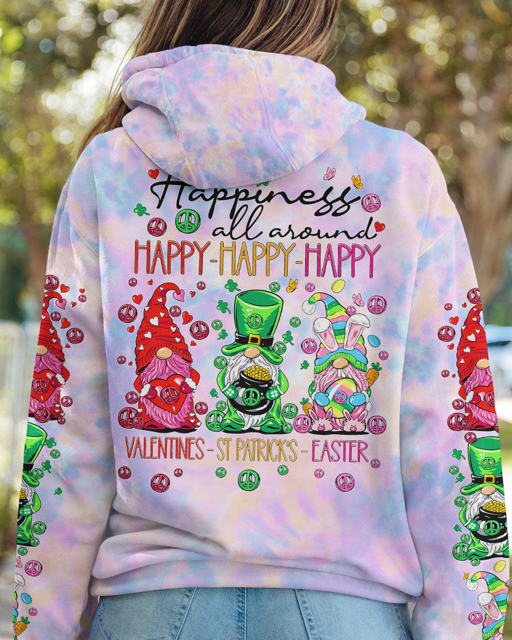 HAPPINESS ALL AROUND GNOMIE ALL OVER PRINT - TY2612231