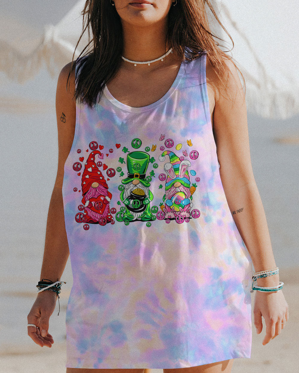 HAPPINESS ALL AROUND GNOMIE ALL OVER PRINT - TY2612231