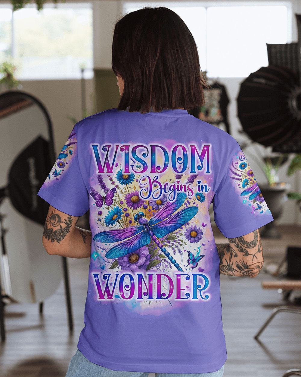 WISDOM BEGINS IN WONDER ALL OVER PRINT - TY2612232