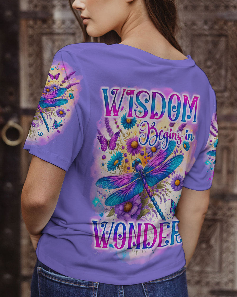 WISDOM BEGINS IN WONDER ALL OVER PRINT - TY2612232