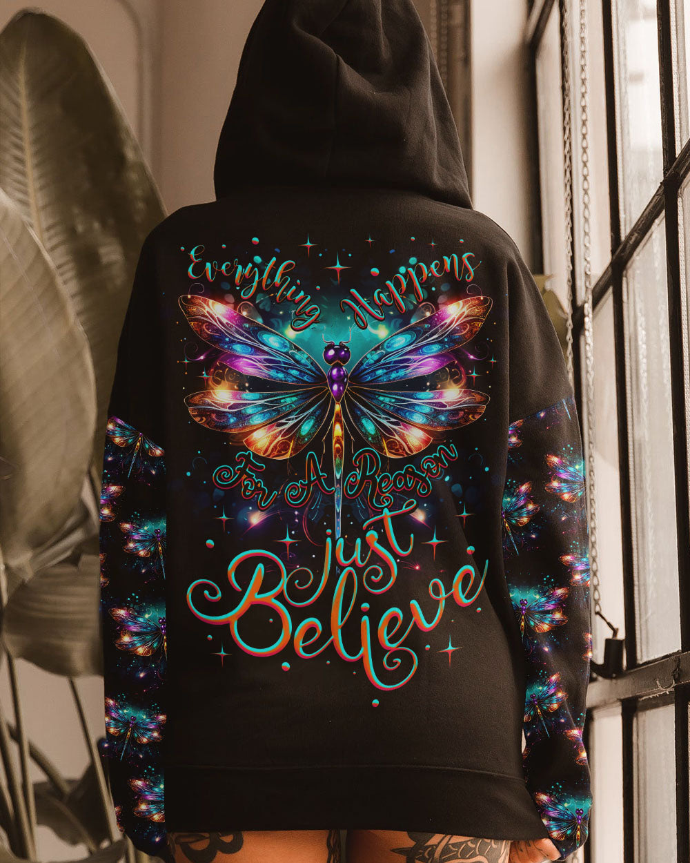JUST BELIEVE DRAGONFLY ALL OVER PRINT - TY2706231