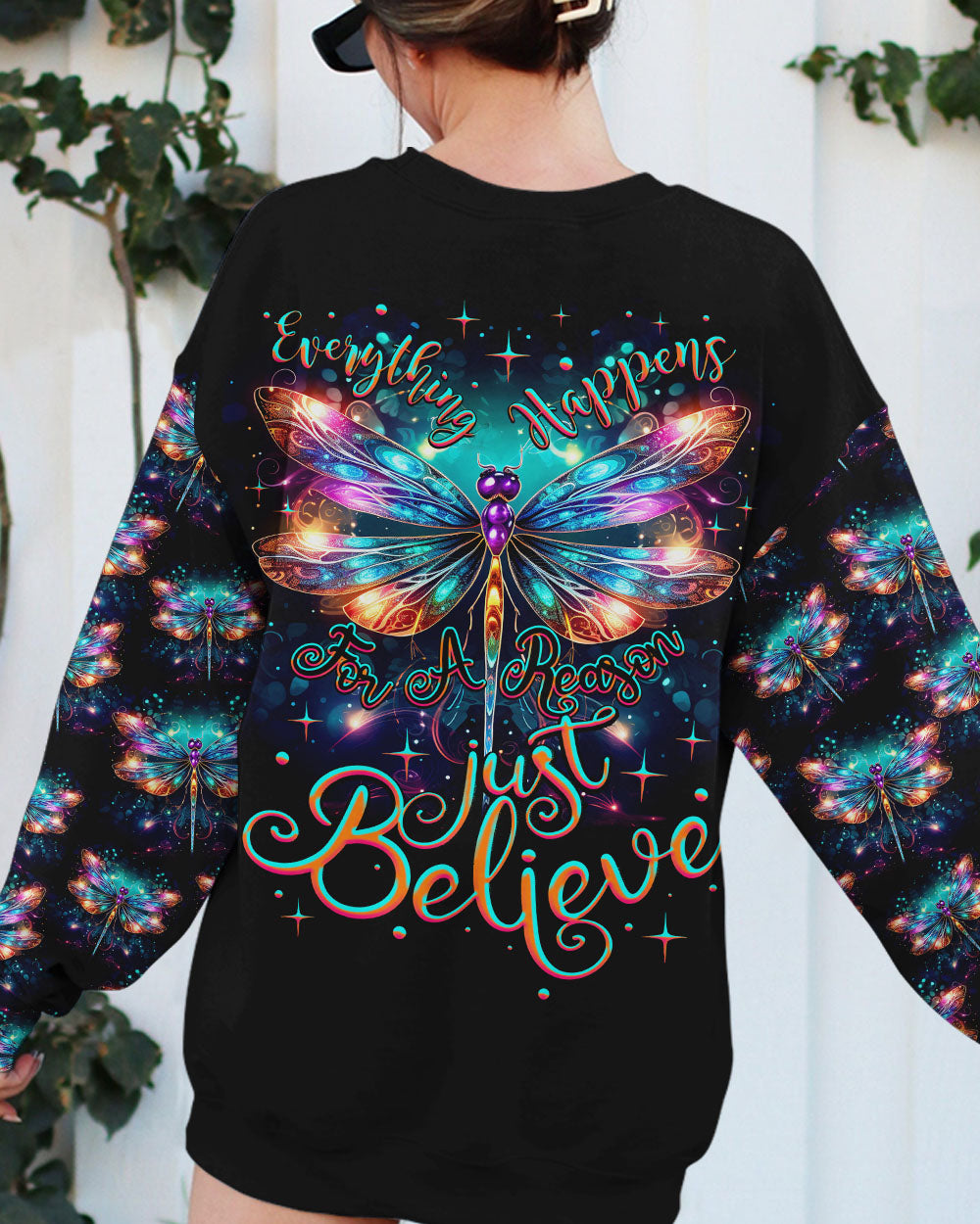 JUST BELIEVE DRAGONFLY ALL OVER PRINT - TY2706231