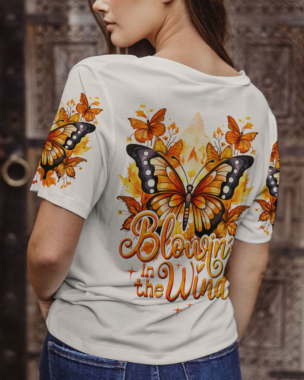 BLOWING IN THE WIND BUTTERFLY ALL OVER PRINT - TY2707231