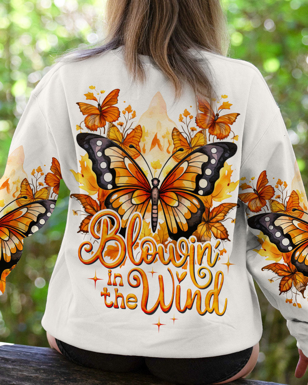 BLOWING IN THE WIND BUTTERFLY ALL OVER PRINT - TY2707231