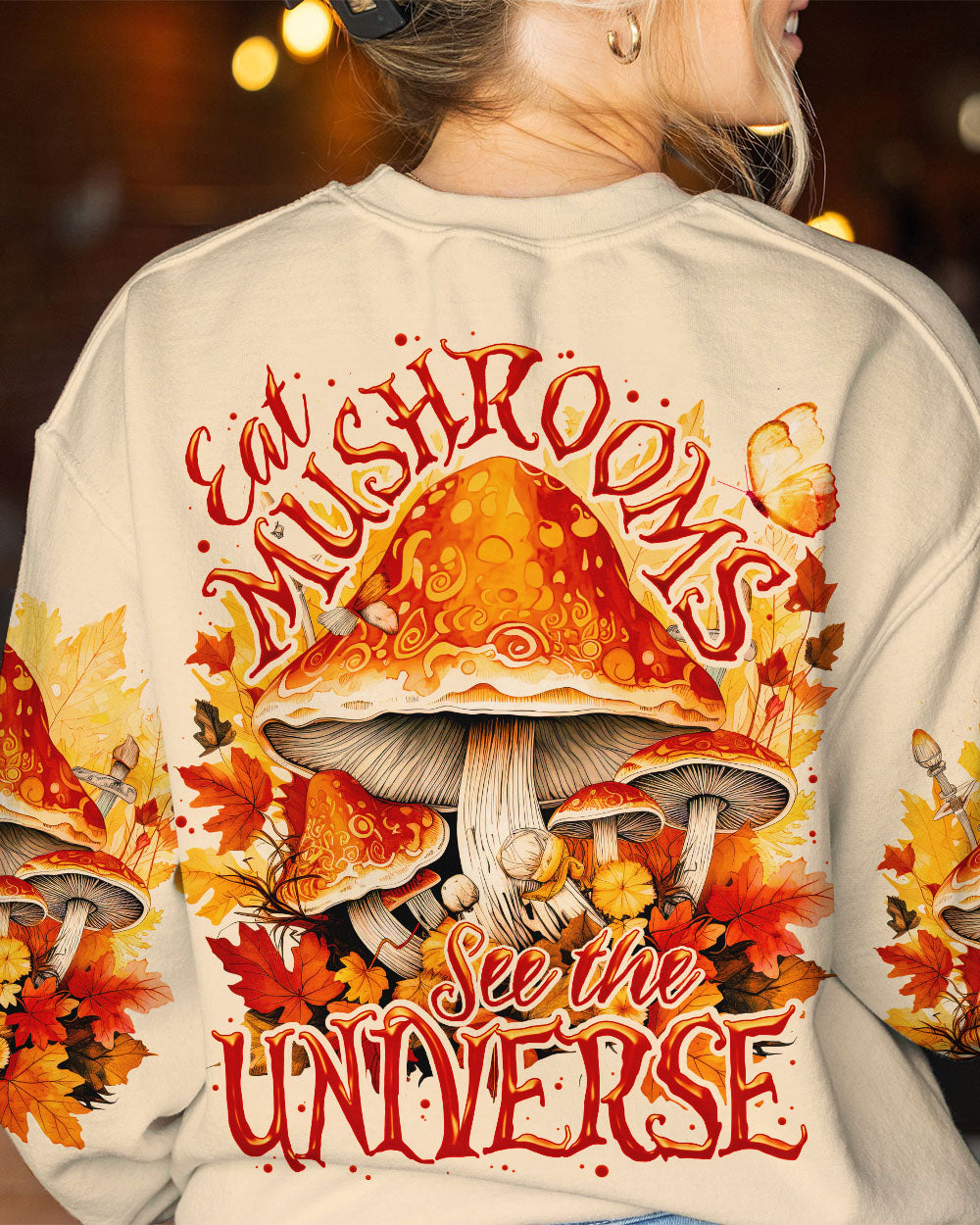 EAT MUSHROOMS SEE THE UNIVERSE ALL OVER PRINT - TY2707232