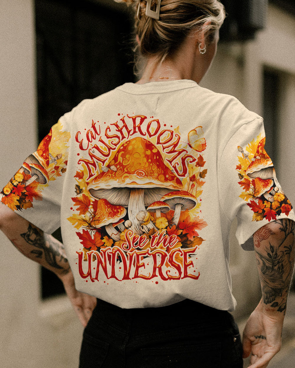 EAT MUSHROOMS SEE THE UNIVERSE ALL OVER PRINT - TY2707232