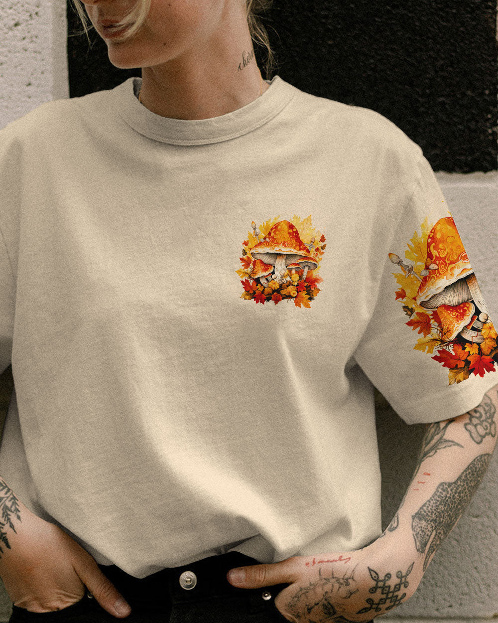 EAT MUSHROOMS SEE THE UNIVERSE ALL OVER PRINT - TY2707232