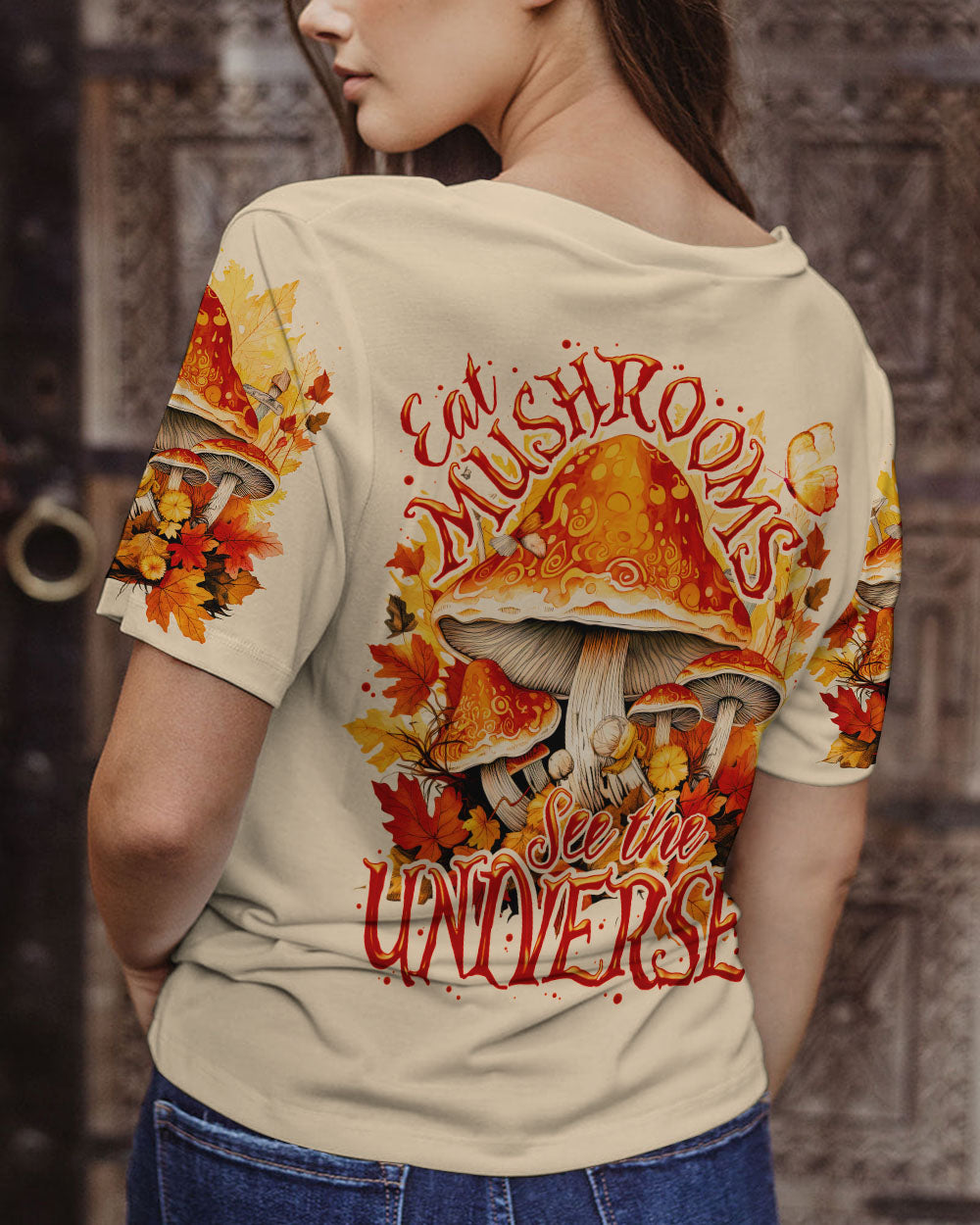 EAT MUSHROOMS SEE THE UNIVERSE ALL OVER PRINT - TY2707232