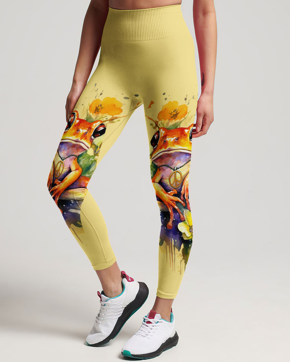 BE YOU THE WORLD WILL ADJUST FROG ALL OVER PRINT - TY2711232