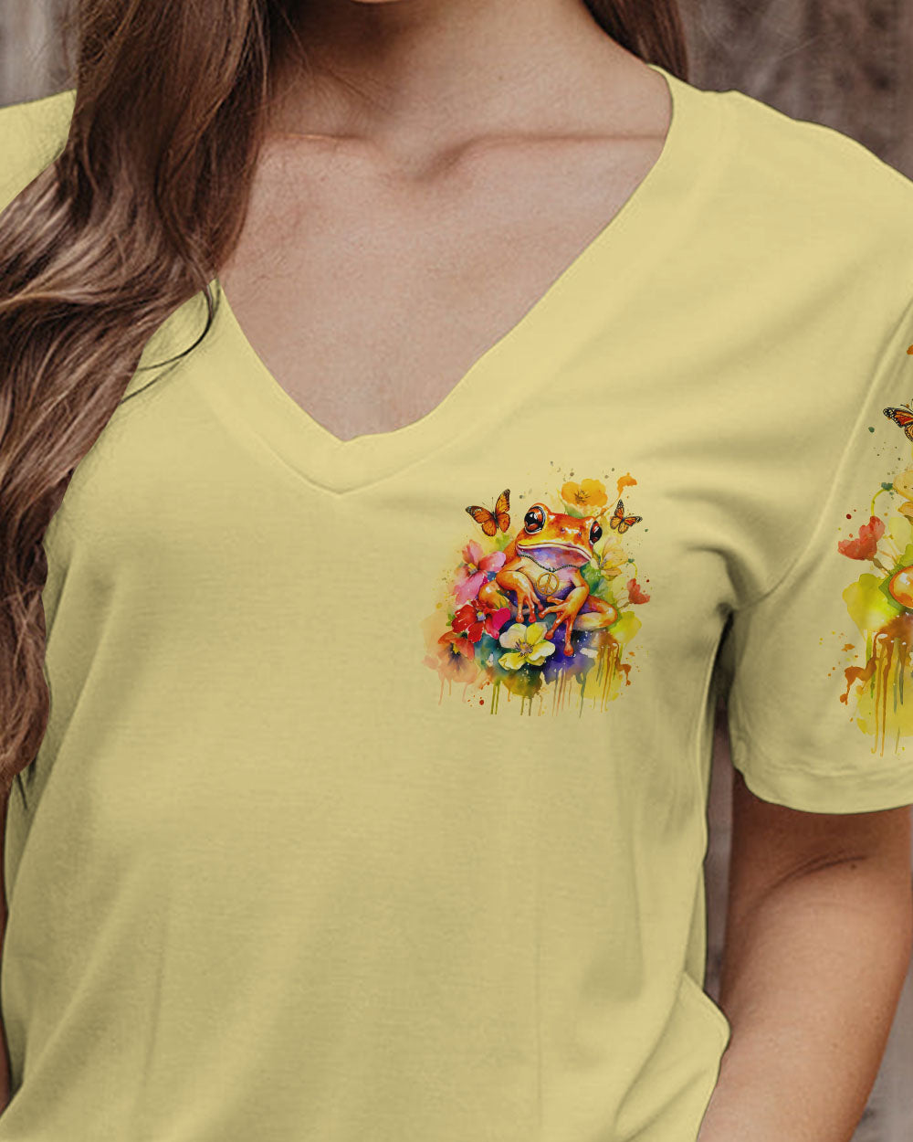 BE YOU THE WORLD WILL ADJUST FROG ALL OVER PRINT - TY2711232