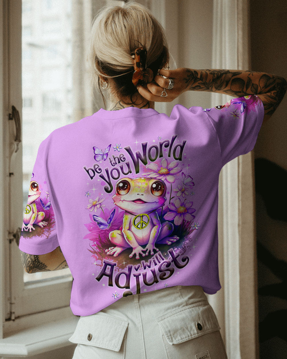 BE YOU THE WORLD WILL ADJUST ALL OVER PRINT - TY2808233
