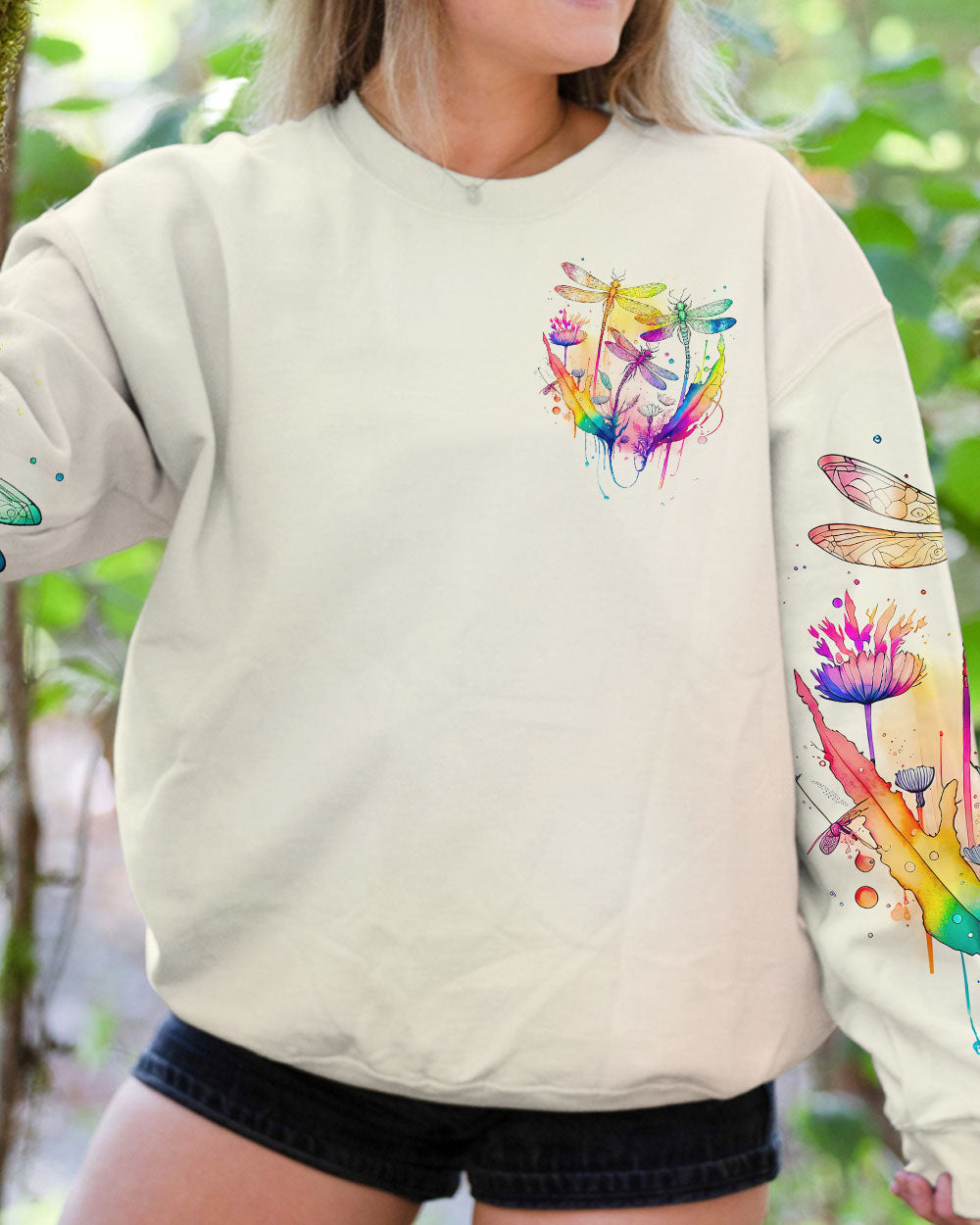 JUST BREATHE DRAGONFLIES ALL OVER PRINT - TY2811231