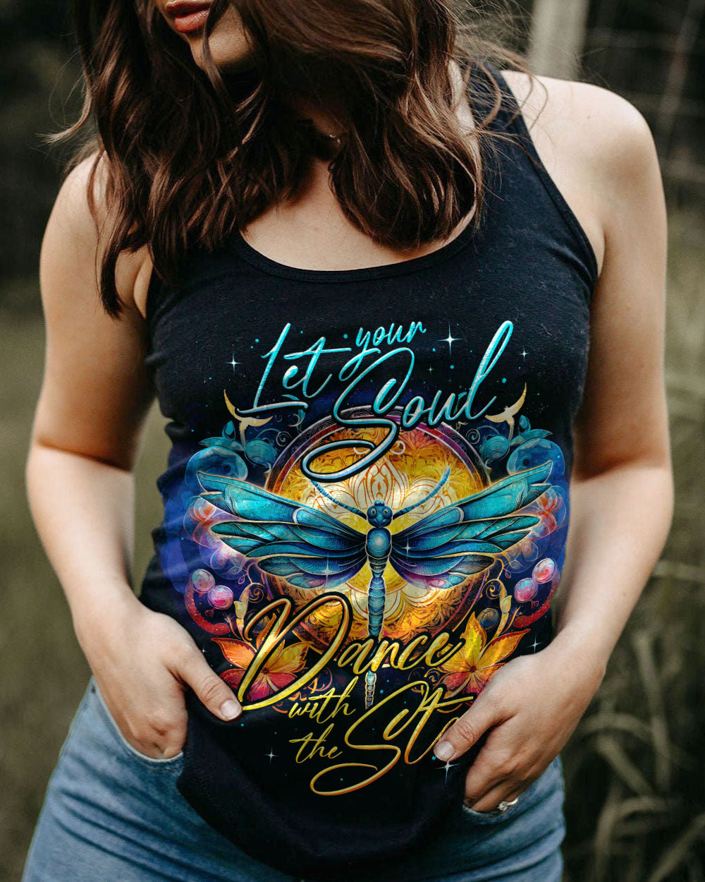 DANCE WITH THE STARS DRAGONFLY ALL OVER PRINT - TY2908231