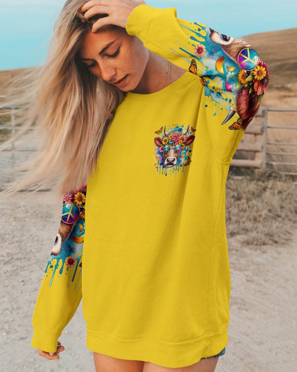 NOT TODAY HEIFER ALL OVER PRINT - TY2912231