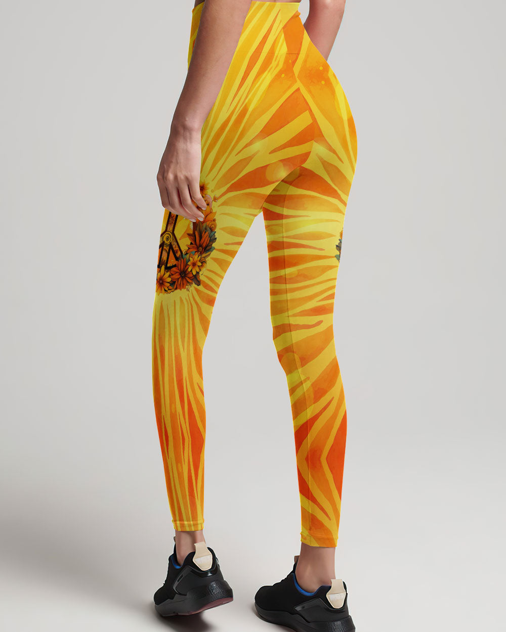 PEACE Y'ALL SUNFLOWERS TIE DYE ALL OVER PRINT - TY3006231