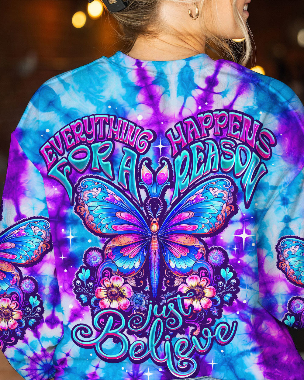 JUST BELIEVE TIE DYE ALL OVER PRINT - TY3007231