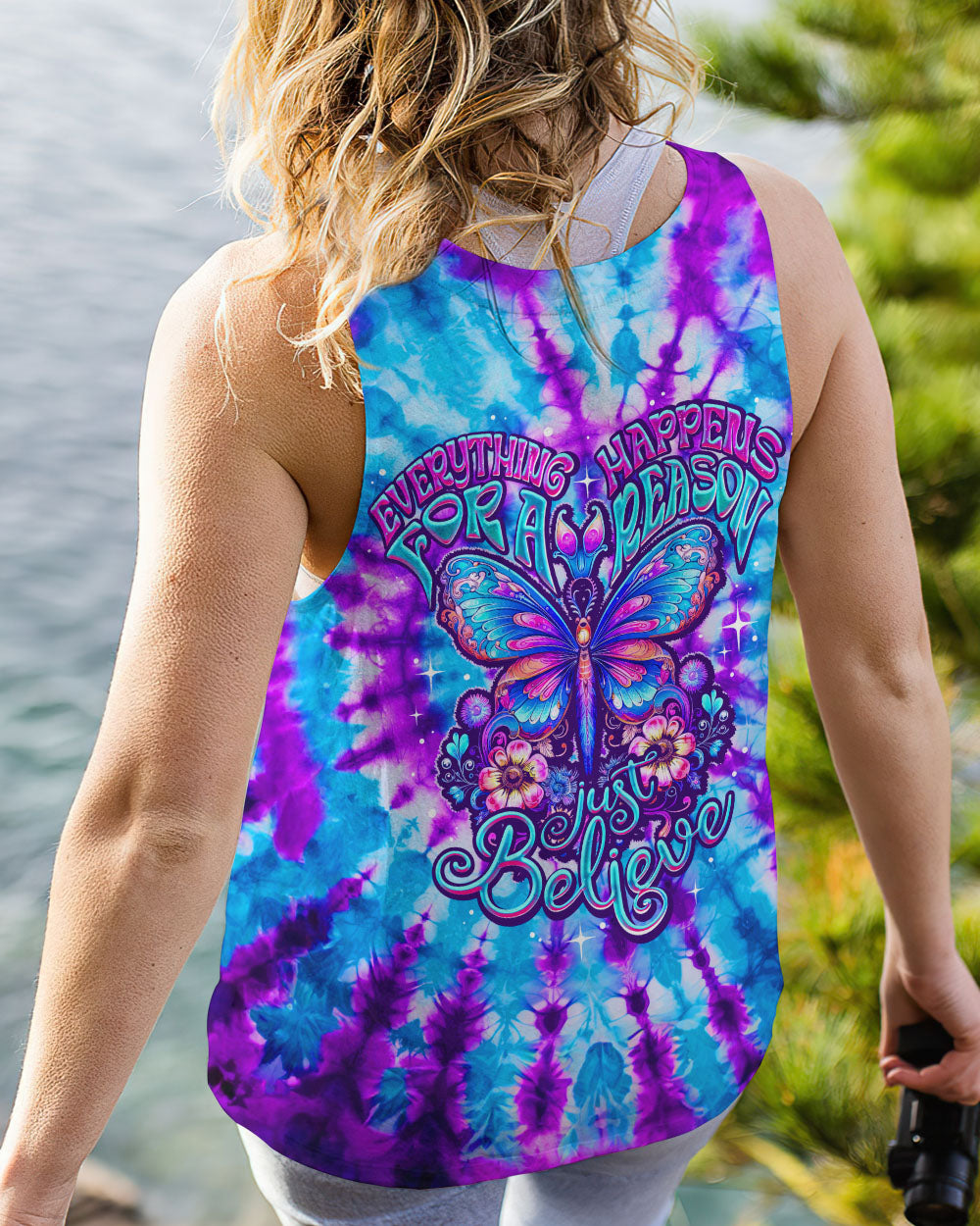 JUST BELIEVE TIE DYE ALL OVER PRINT - TY3007231