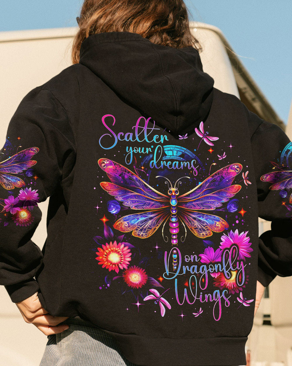 SCATTER YOUR DREAM DRAGONFLY ALL OVER PRINT - TY3008231