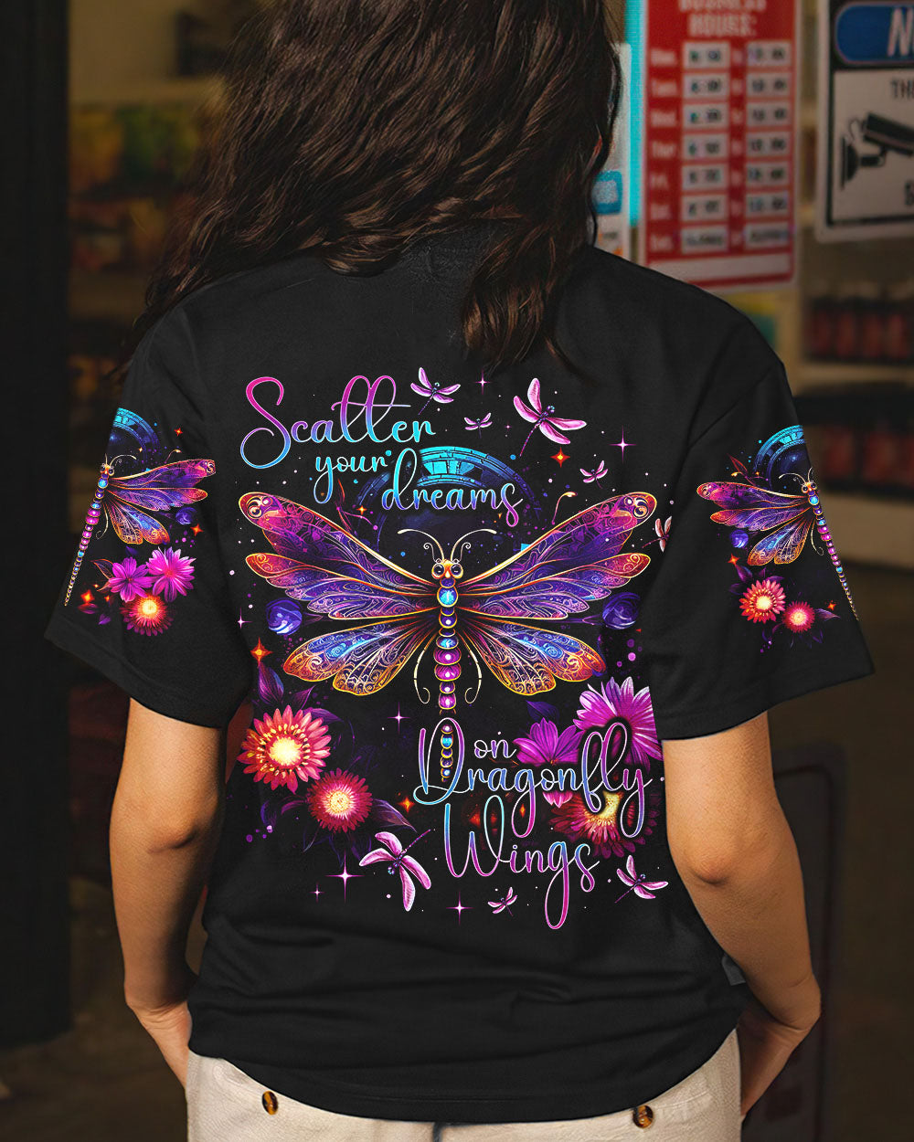 SCATTER YOUR DREAM DRAGONFLY ALL OVER PRINT - TY3008231