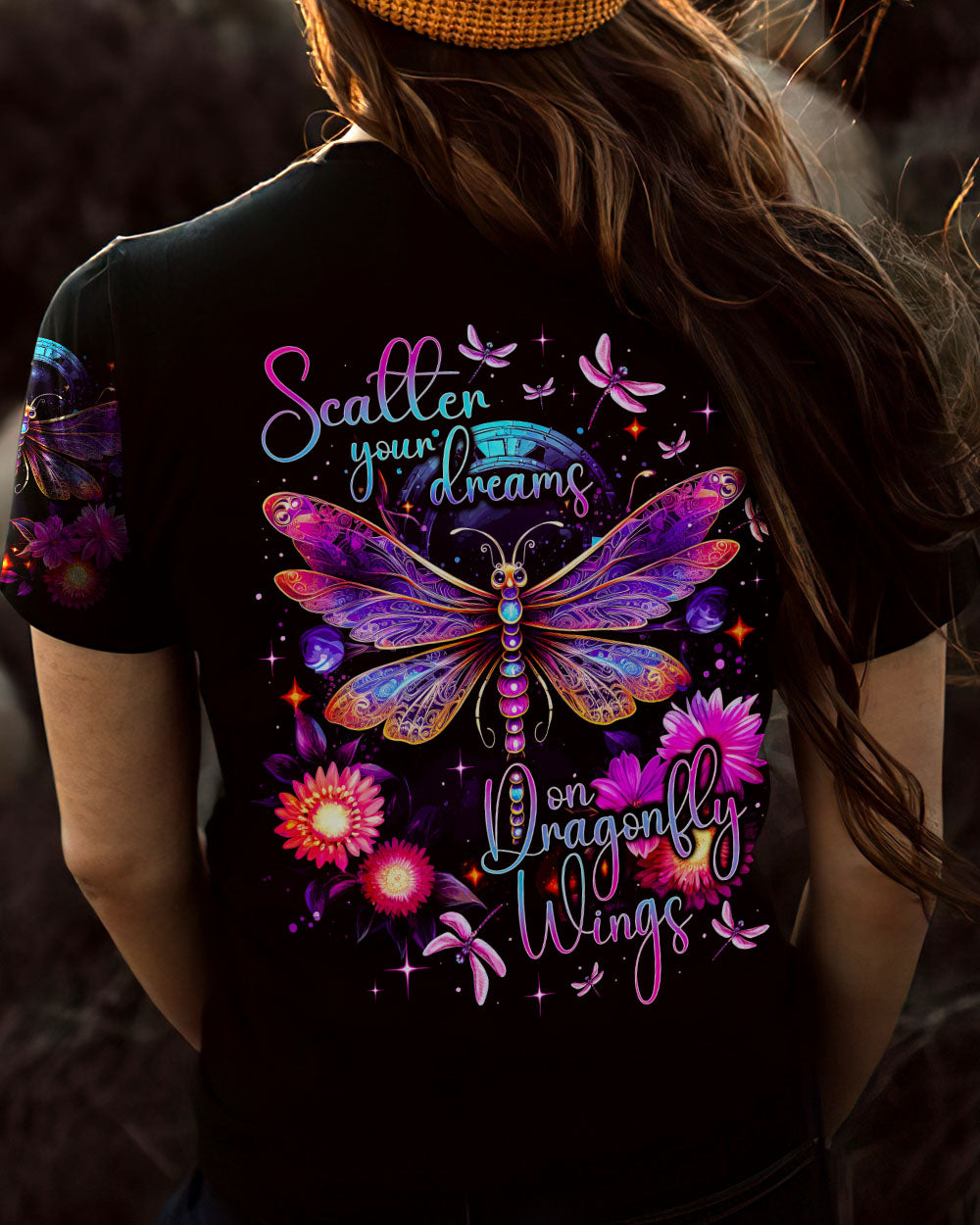 SCATTER YOUR DREAM DRAGONFLY ALL OVER PRINT - TY3008231