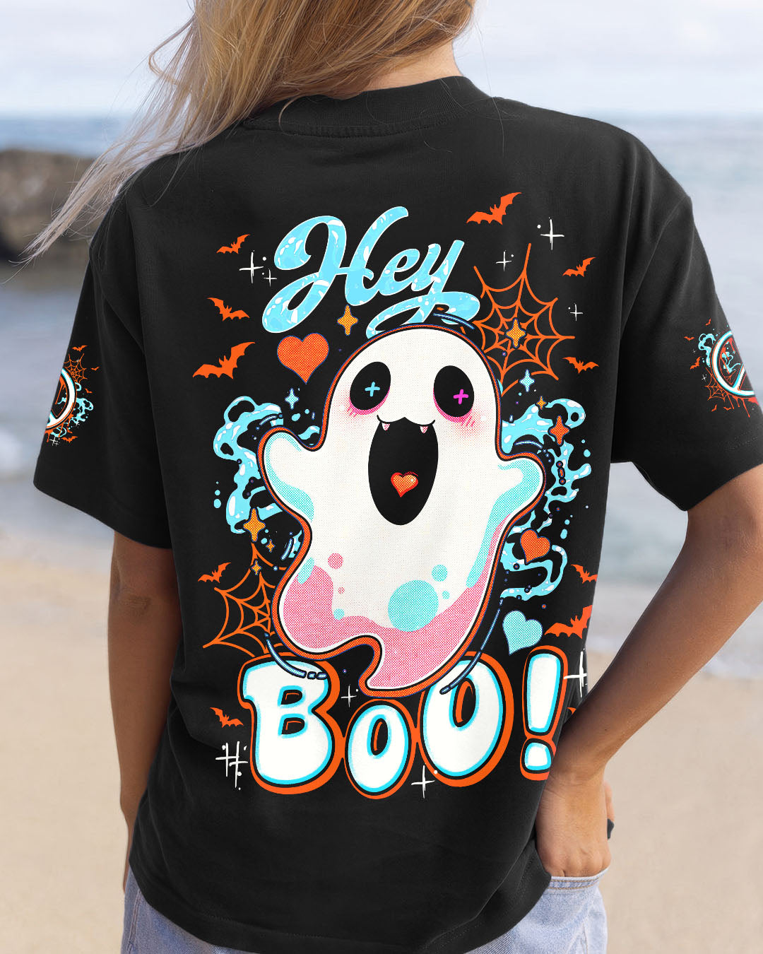 HEY BOO HALLOWEEN ALL OVER PRINT - TY3107251