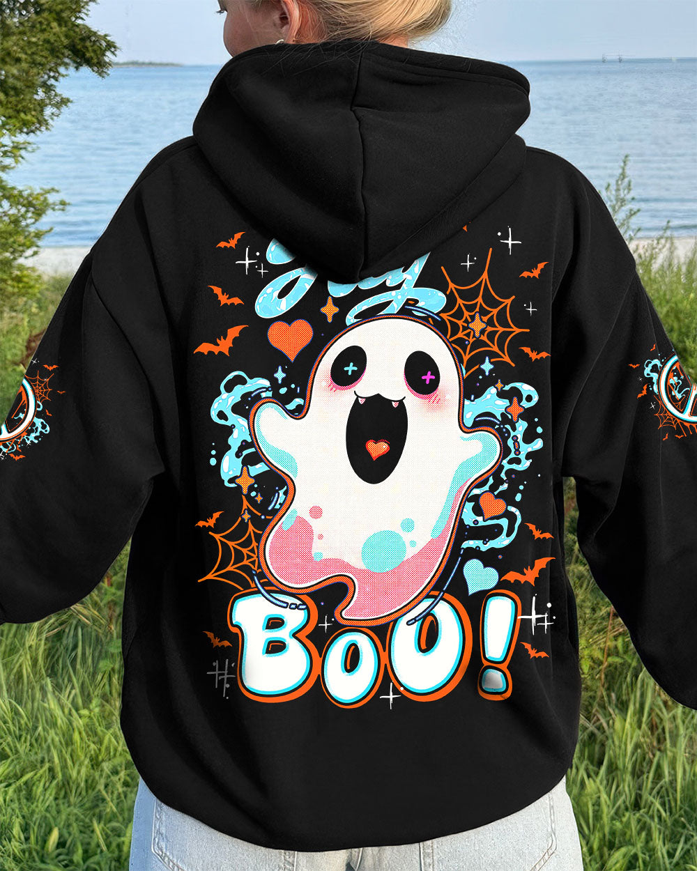 HEY BOO HALLOWEEN ALL OVER PRINT - TY3107251