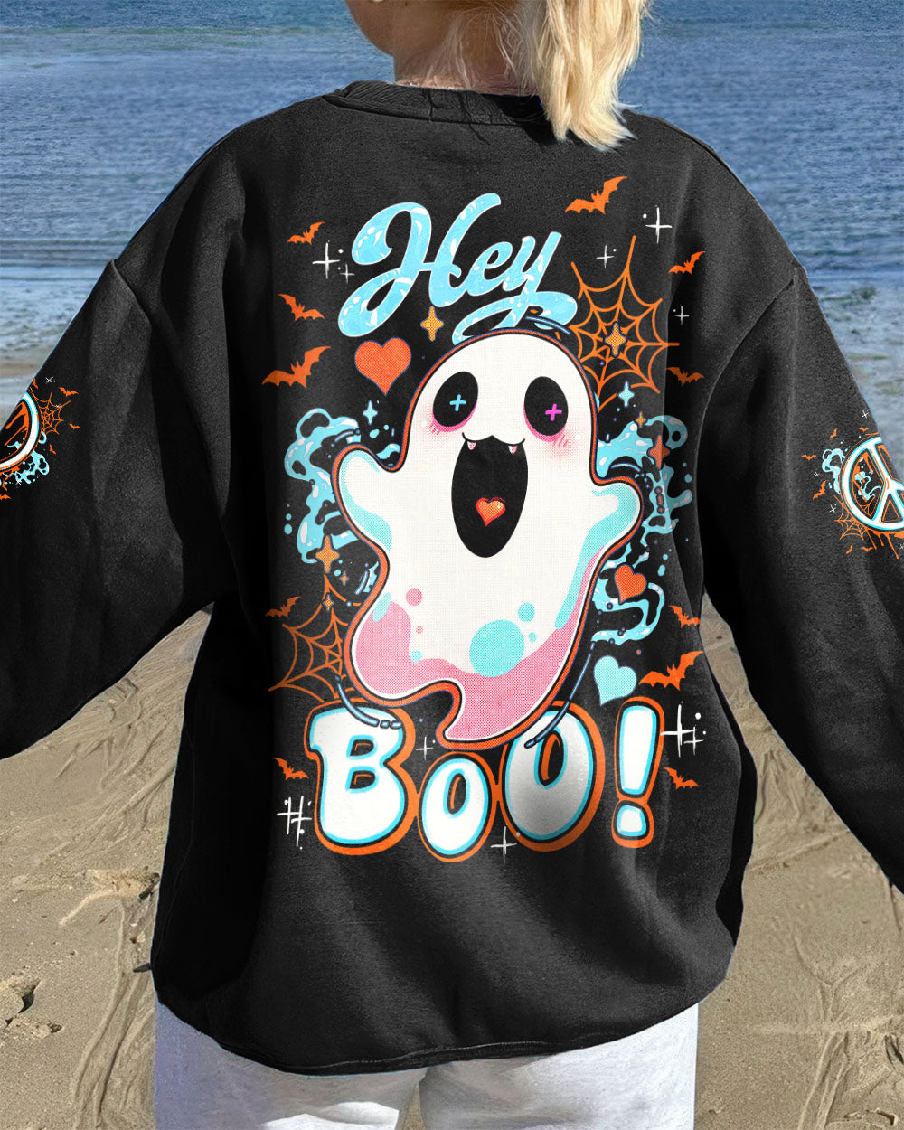 HEY BOO HALLOWEEN ALL OVER PRINT - TY3107251